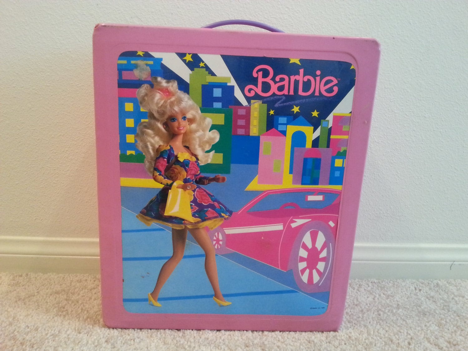 barbie doll with case