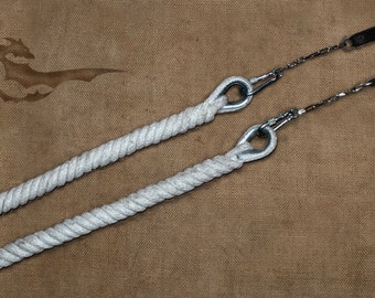 Fire Snake poi, pair