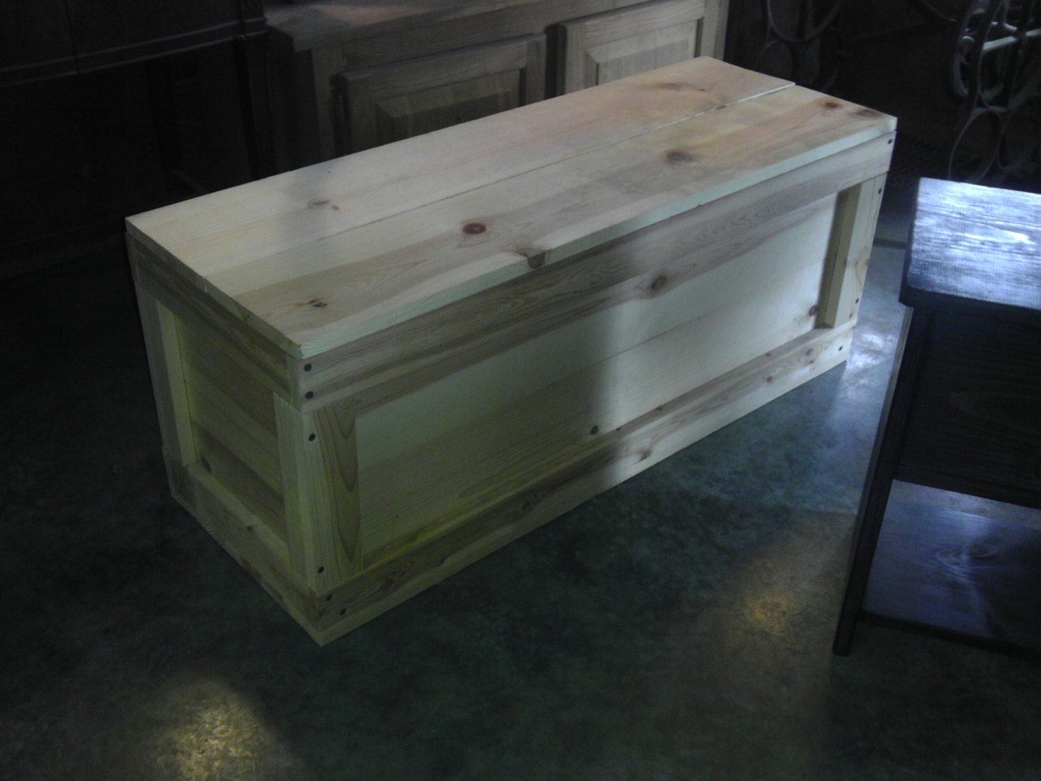 Simply Pine Storage Chest Storage Bench Foot Of Bed Bench