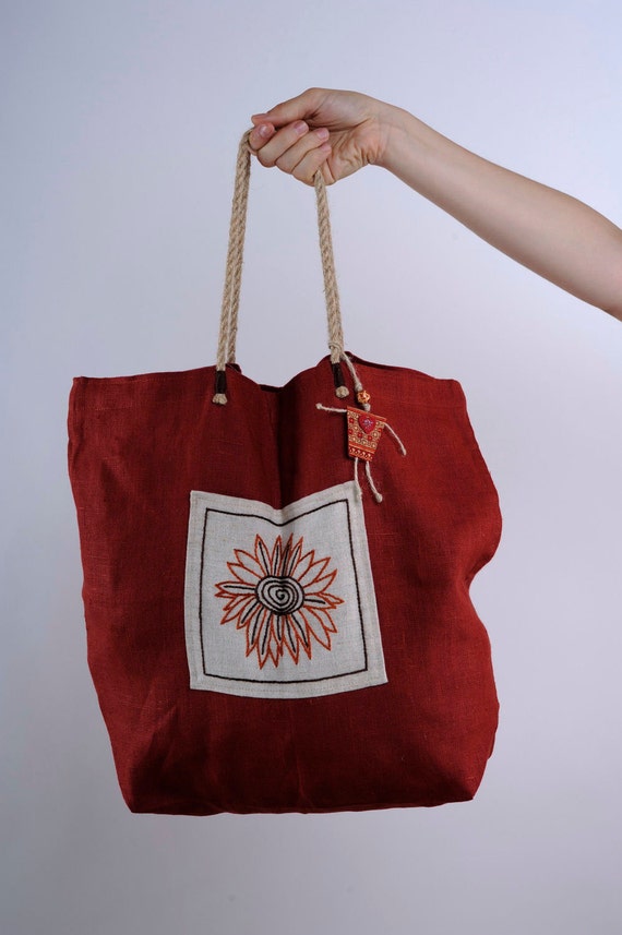 cotton red bags