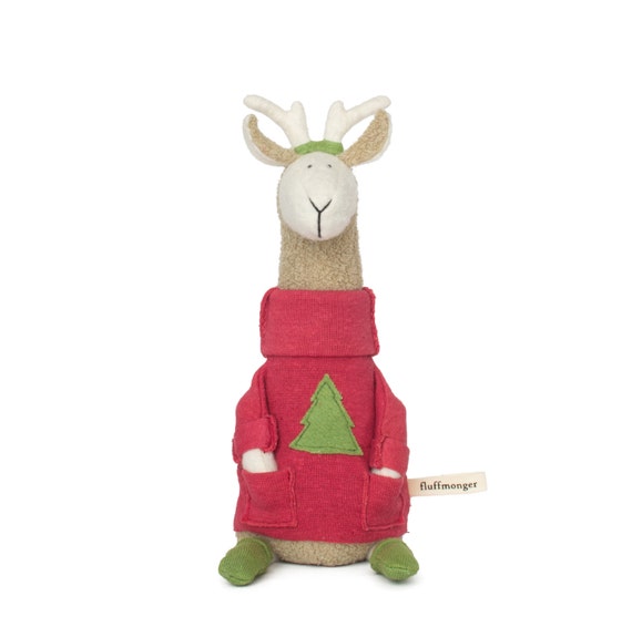 christmas llama stuffed animal