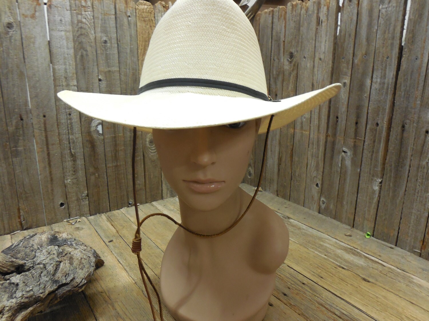 7 1/4 Stetson Rancher Style cowboy hat natural by ChickenPanties