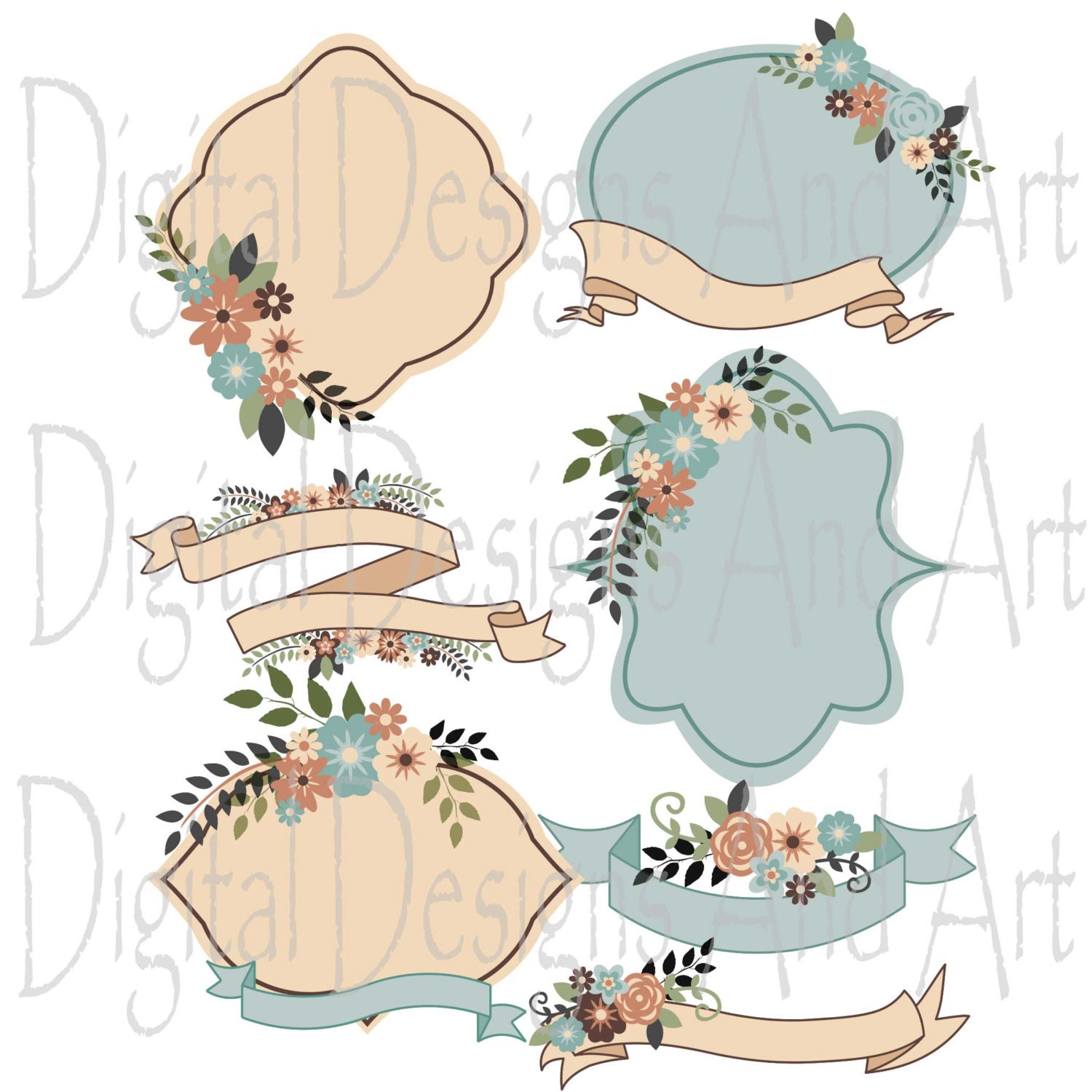 free rustic flower clipart - photo #39