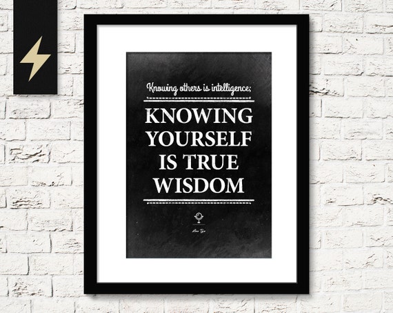Printable words of wisdom: Knowing yourself is by InstantQuotes