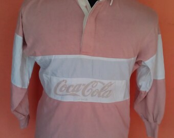 Maillot Rugby Clamart 92 Coca-Cola Vintage Damier FFR Homme - Taille L