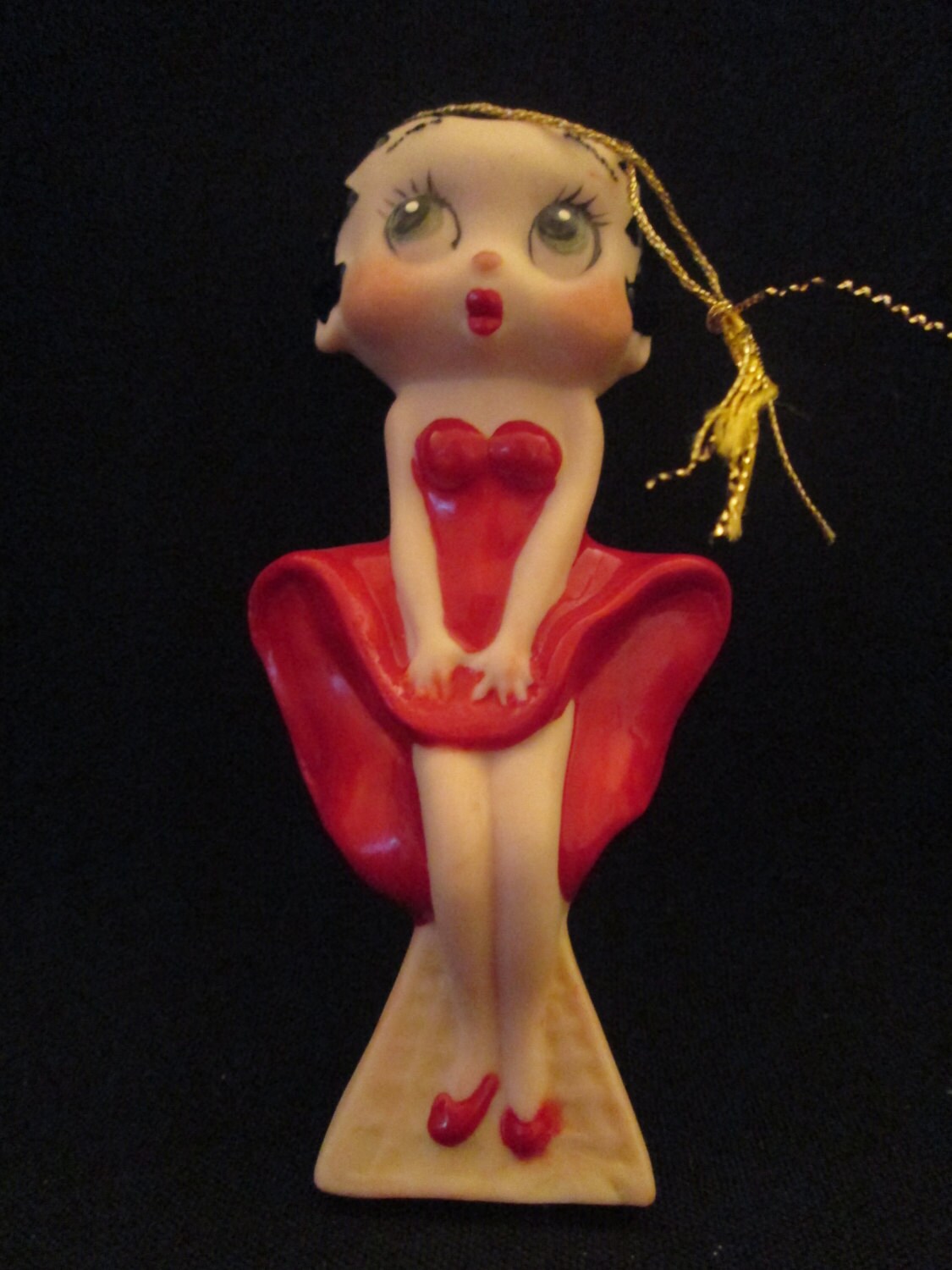betty boop porcelain christmas tree ornament betty boop porcelain christmas tree ornament