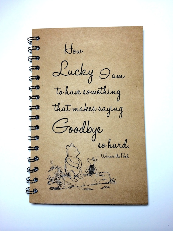 Winnie The Pooh Goodbye Gift Best Friend Gift Saying