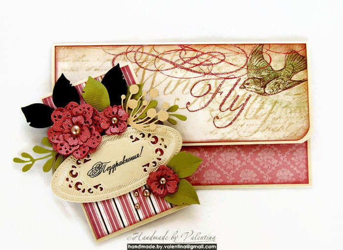 Vintage Style Wedding Gift Card Holder Unique Wedding Gift