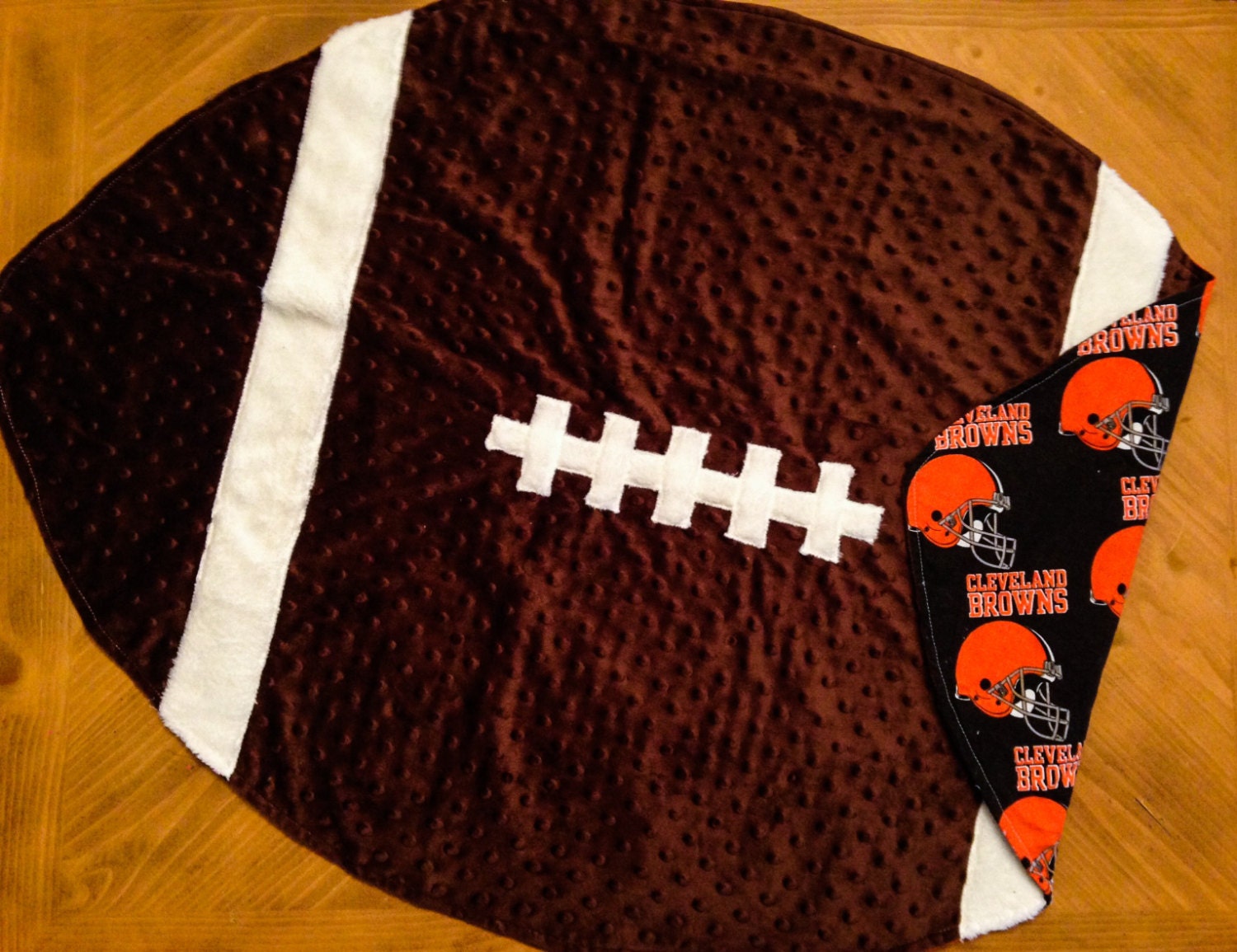 NFL Football Minky Blanket Your choice of team by StudioNo22