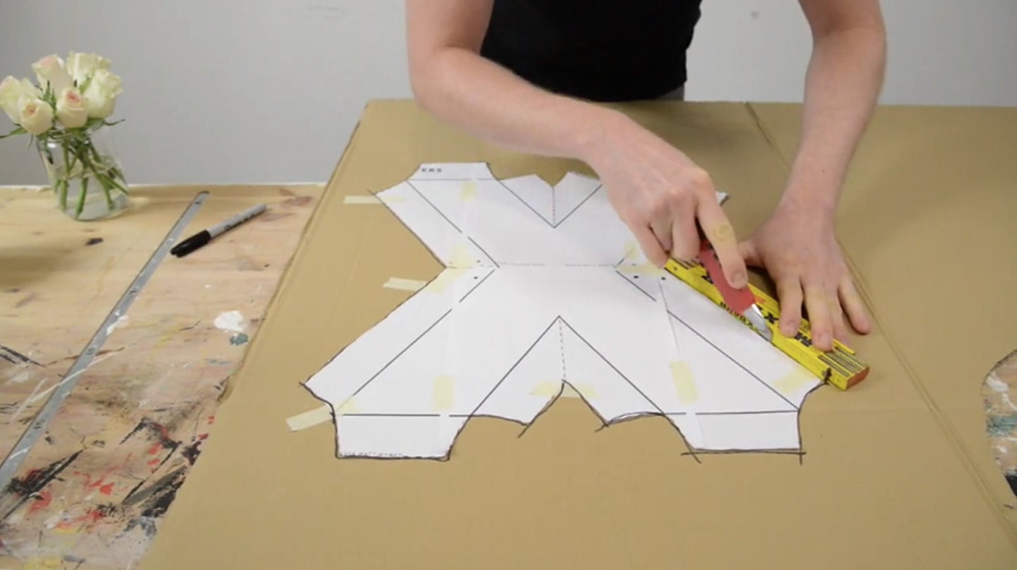 3 18'' 3D Cardboard Number Template Scalable Vector