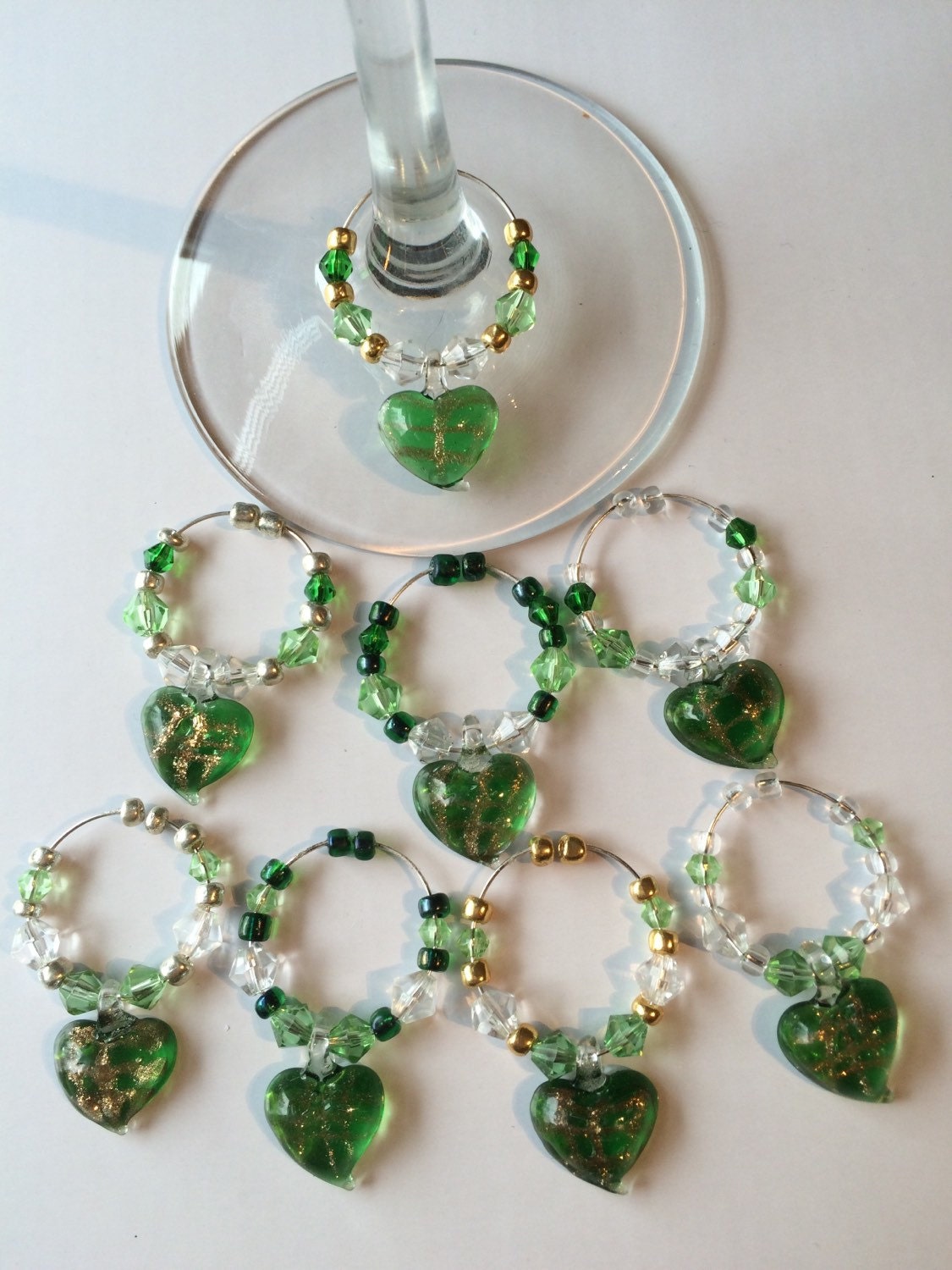 St Patrick S Day Wine Glass Charms By FuzzHeadCrafts On Etsy   Il Fullxfull.712063104 Hbv9 