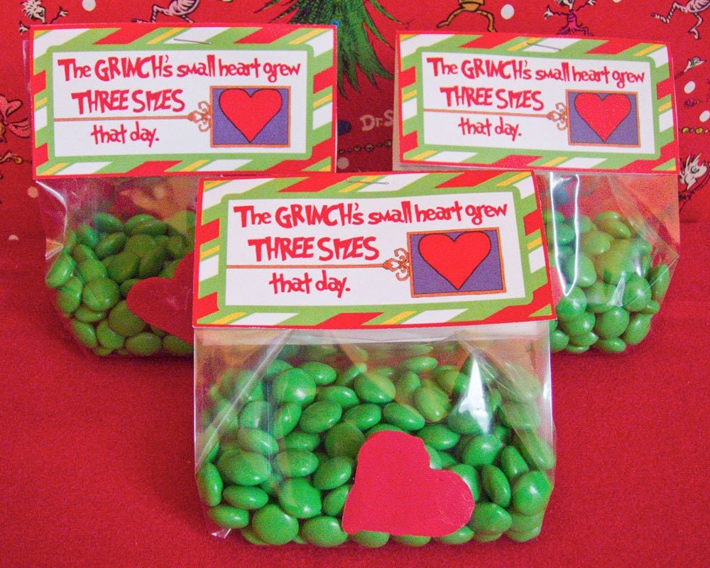 grinch favor bag tag printables digital the by chicaandjo