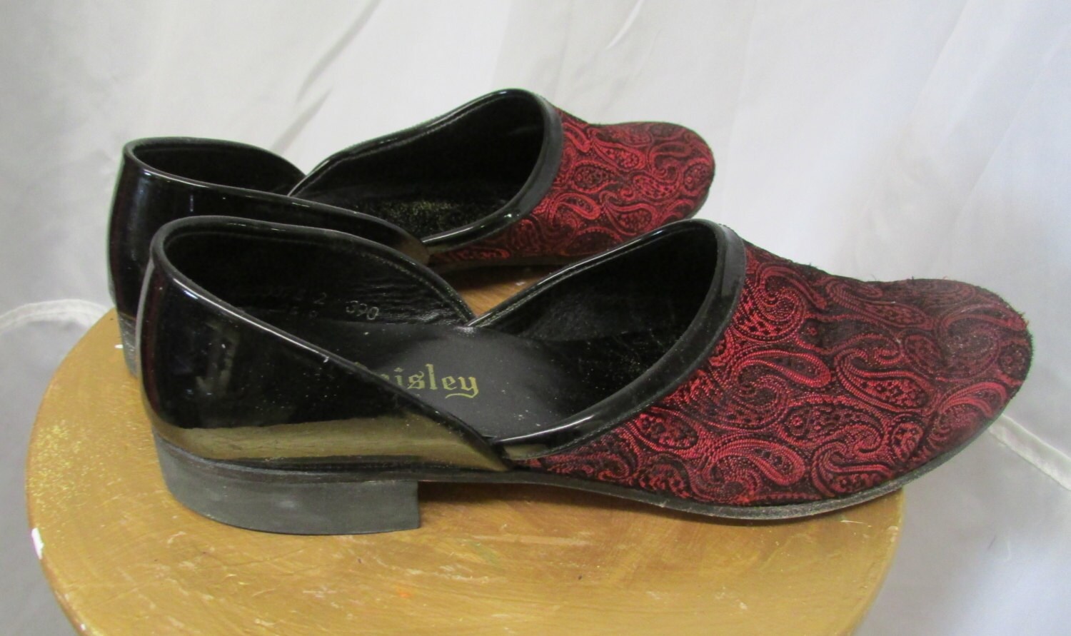 Men's Vintage Smoking Jacket Slippers House Shoe EVANS