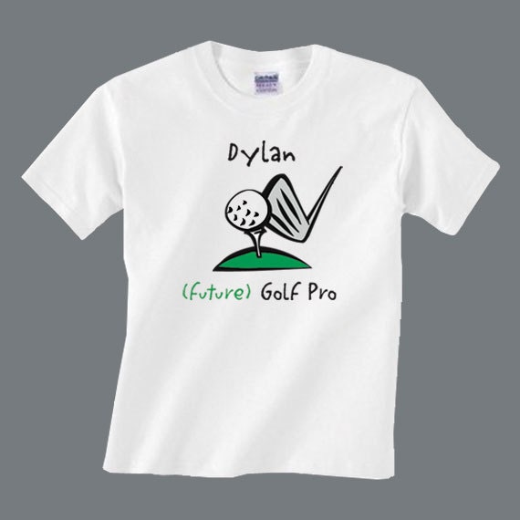 Personalized TODDLER Golf TShirt by mylilbinkybaby on Etsy