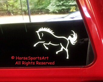 Ready to Ship,Original Horse Play STRIKING Line-Art Decal for Car,Truck,Trailer,Mac,Tablet, Laptop, Notebook, Folder, Mirror, TackTrunk