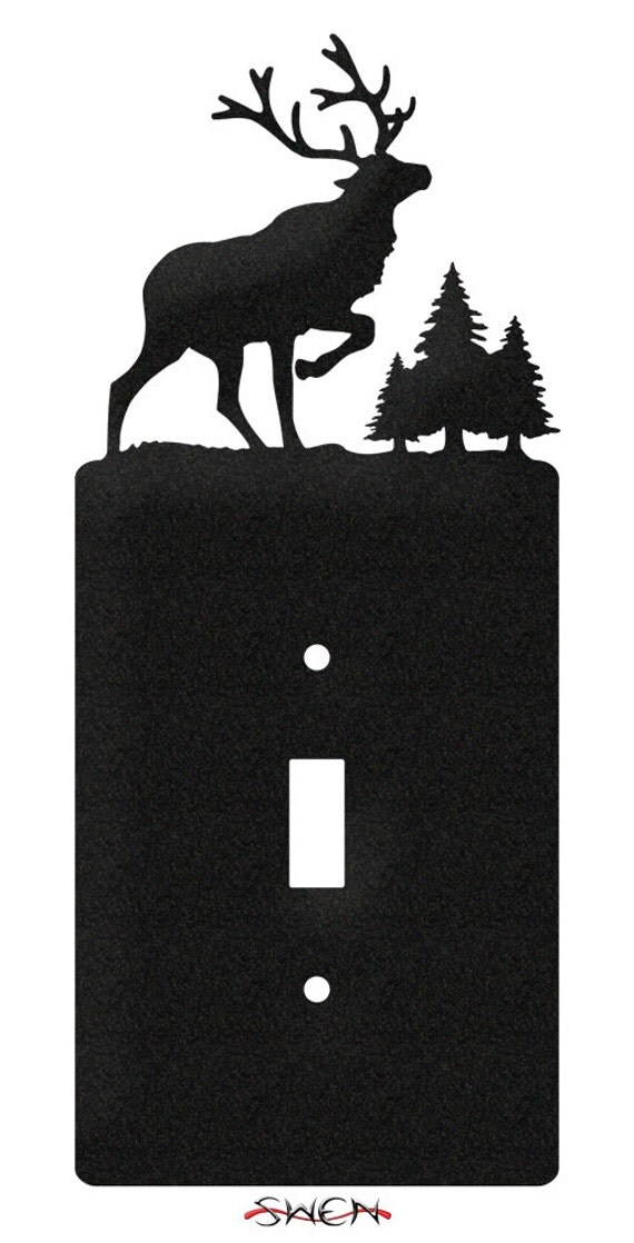 Elk Wildlife Caribou Light Switch Plate Cover