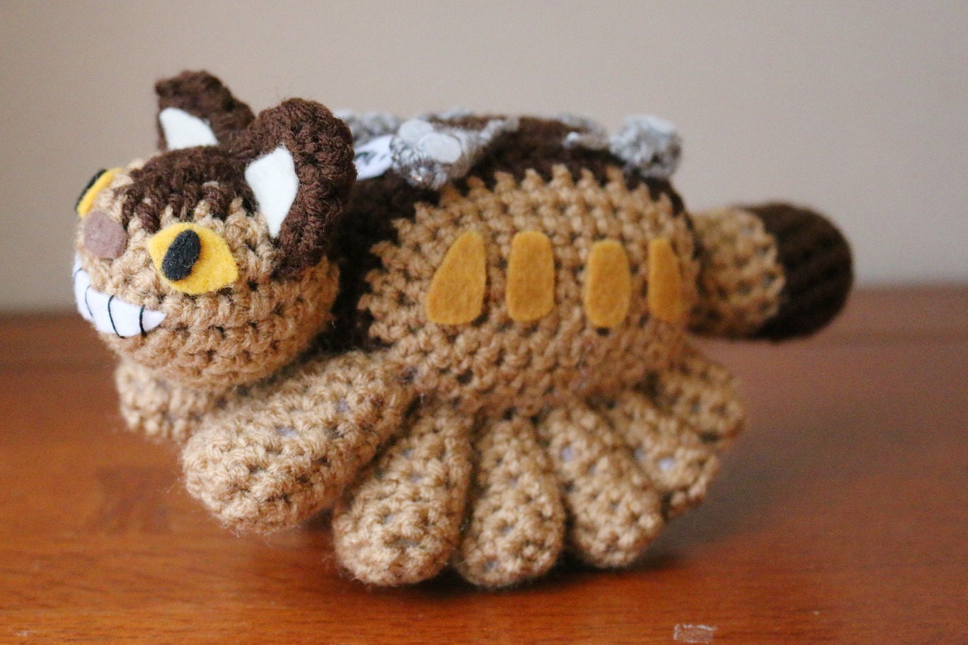 Crochet Cat  Bus  My Neighbor Totoro Ready to Ship by AmiAmigos