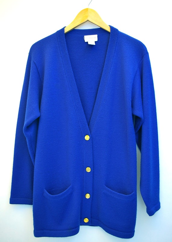 Electric Blue Nordstrom Cardigan Sweater by BlackFlamingoLA