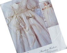 baptism dress baby christening nb bonnet 1755 uncut vogue pattern fant heirloom folded strasburg factory