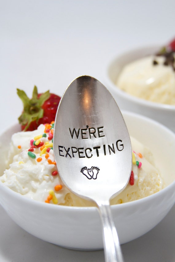 We're Expecting - Announcement Baby Spoon 