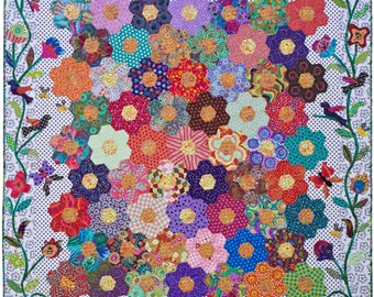 The Honey Flow quilt pattern.
