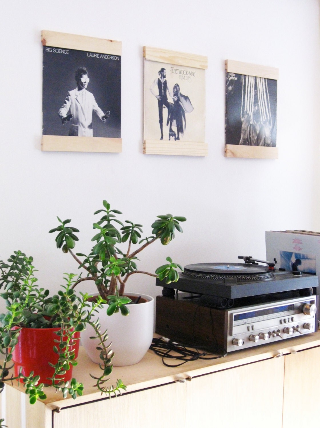 LP Frames to turn your albums into art set of 3 salvaged