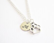 Collana Ciondolo Zampa Cane Argento Sterling 925 - Gioiello Per Amanti Degli Animali - Foto 10