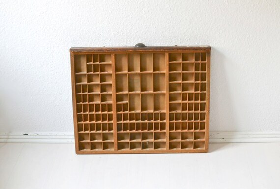 Vintage Letterpress Type printers Case Drawer by MightyVintage