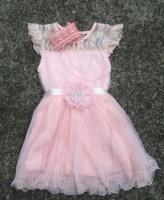 sale pink flower girl shabby chic lace by marrymegirlboutique sale pink flower girl shabby chic lace by marrymegirlboutique