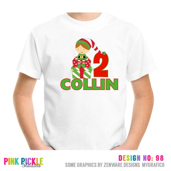 Items similar to Christmas Elf T Shirt, Christmas Iron On Transfers