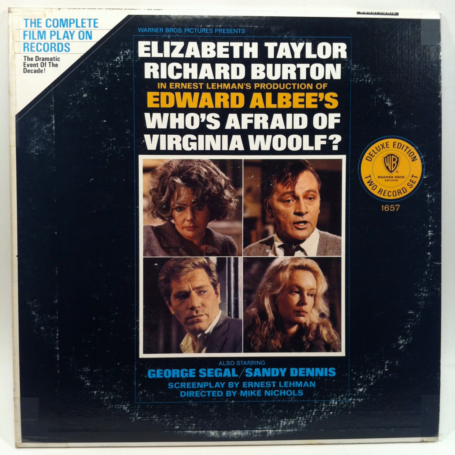 Who's Afraid Of Virginia Woolf Cliff Notes Who's Afraid of Virginia Woolf Vinyl Record LP 1962
