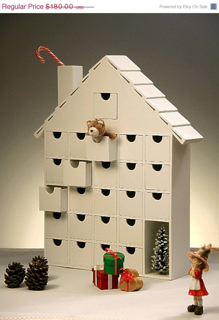 Wooden Countdown Calendar DIY Fast Shipping to by StardustKay