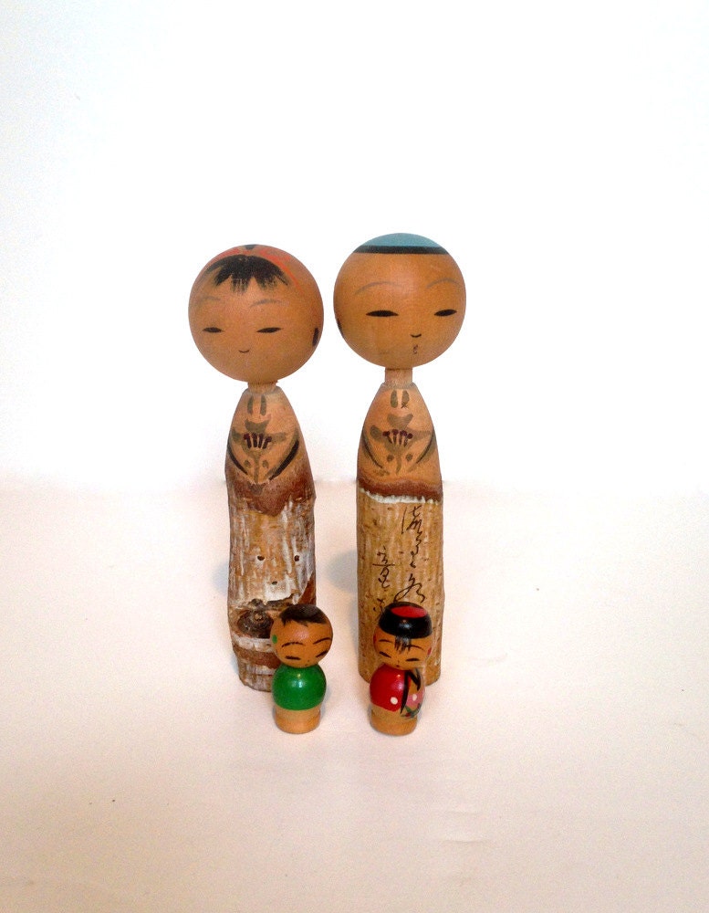 kokeshi pop vintage