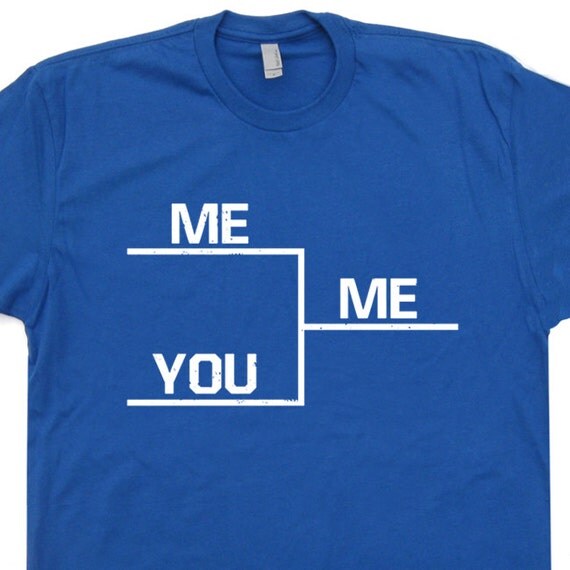 You versus Me Bracket (dark) | T-Shirt | SKREENED