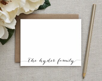 Personalized Stationery. Personalized Notecard Set. Personalized Stationary. Note Cards. Personalized. Stationery. Sets. Classic Script.