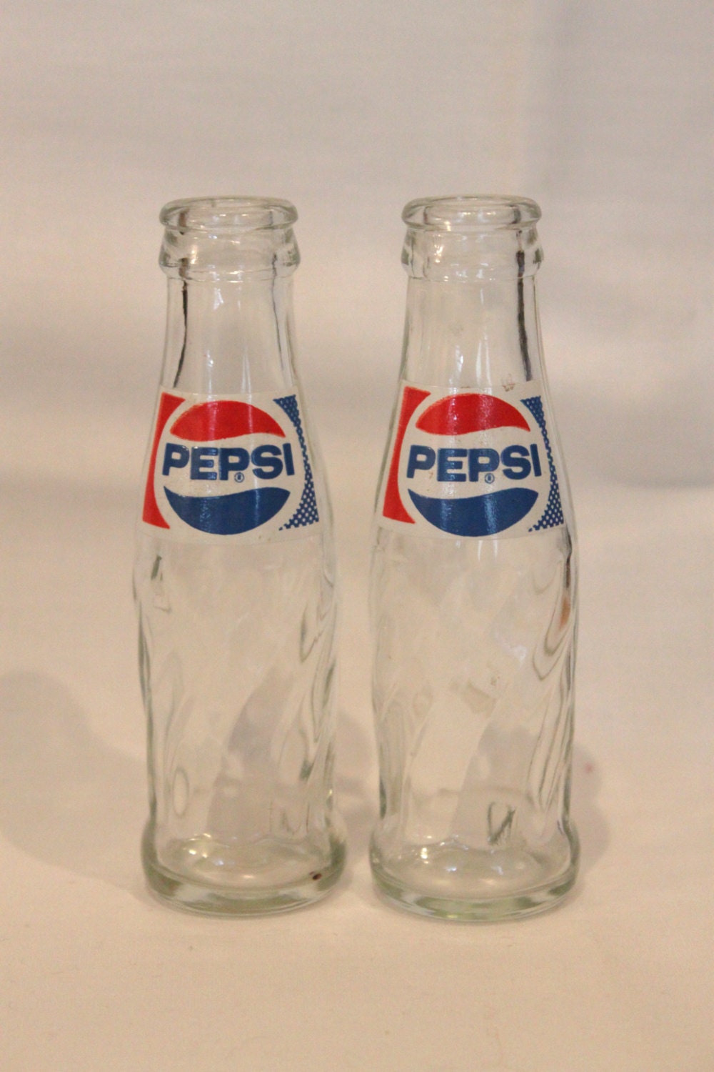 Vintage Pepsi mini bottles 1970s logo by VioletAntiques on Etsy