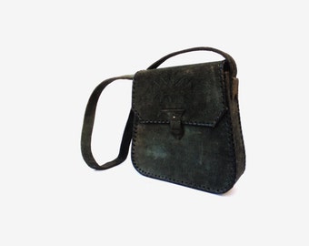 purse women gray leather accessory bag soviet union leather shoulder ...