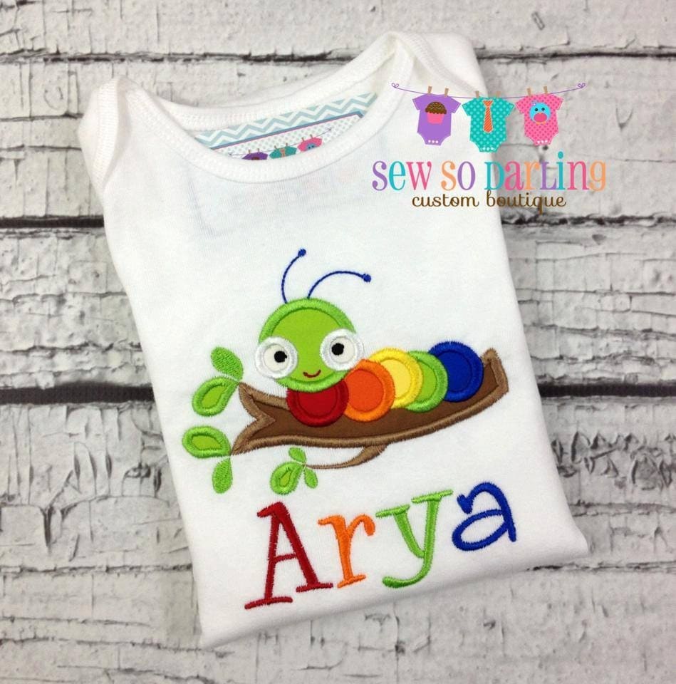 Caterpillar Shirt Baby Girl Caterpillar Outfit Baby Boy