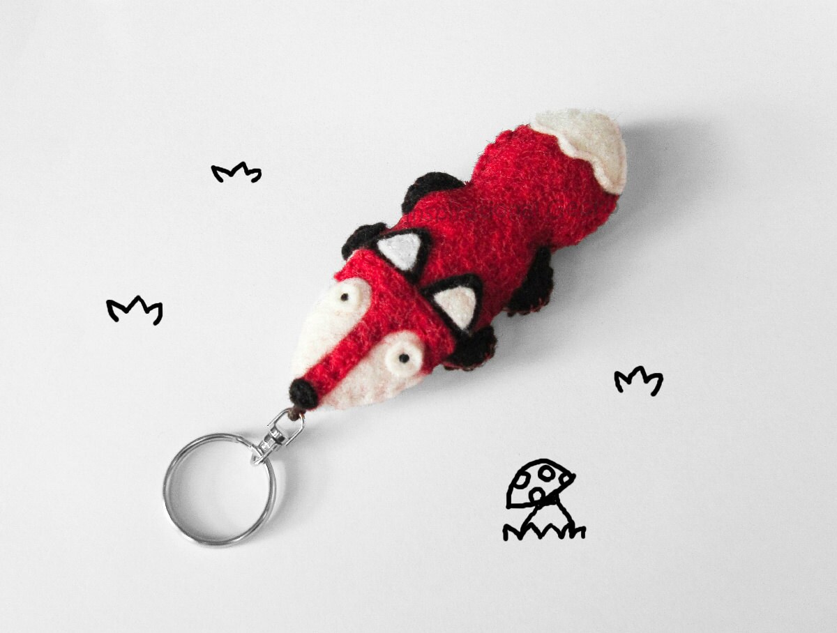 stuffed animal keyring