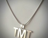 TMI Text Talk Fashion Necklace - texting abbreviation Too Much Information TMI Text Talk Fashion Necklace - texting abbreviation Too Much Information