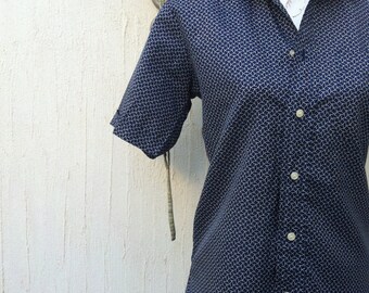 vintage navy blue shirt