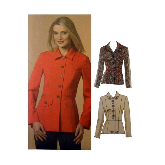 Sewing Pattern Unlined Jacket | women s jacket sewing pattern unlined semi fitted misses Sewing Pattern Unlined Jacket | women s jacket sewing pattern unlined semi fitted misses