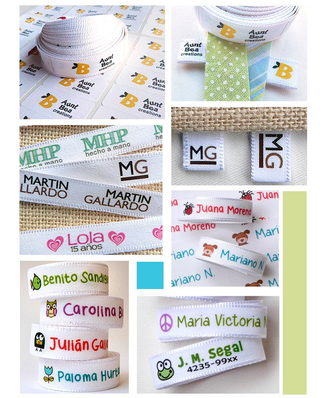 Custom Clothing Labels stickers FREE 3 YARDS 60