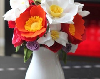 Popular items for felt wedding bouquet on Etsy