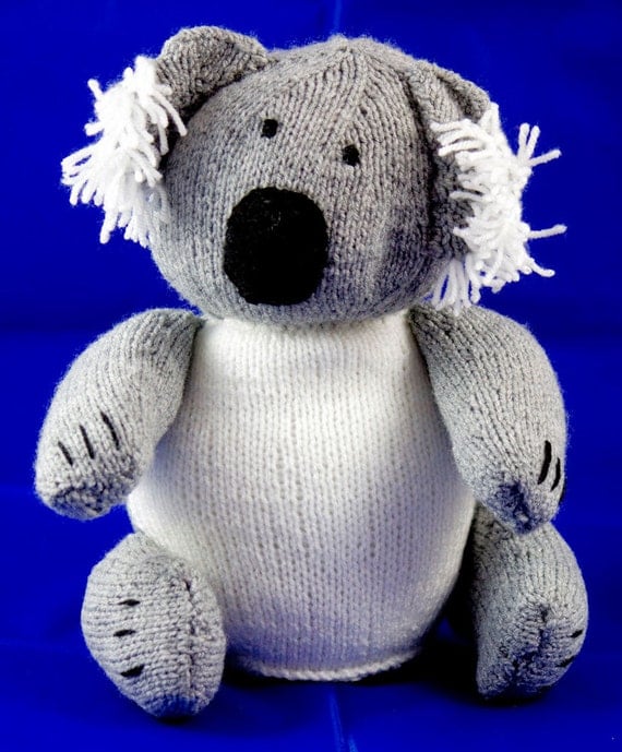 knitted koala toy