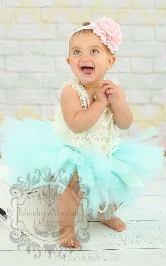 Aqua Tutu Birthday Tutu Baby Shower Gift Baby Girl