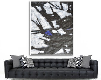 Abstract Oil Painting Modern Minimalist Art Original Art Large Canvas