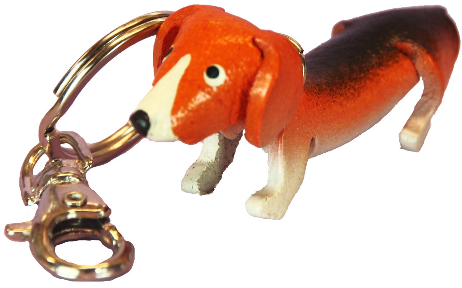 Keychain Dog Charms Basset Hound Dogs Charm Keyring Fob