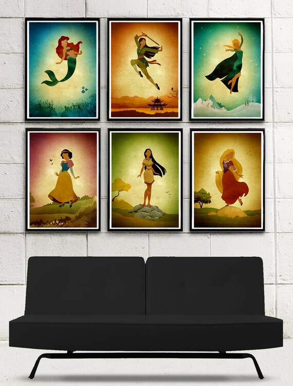 disney princess minimalist poster set elsa snow by moonposter disney princess minimalist poster set elsa snow by moonposter