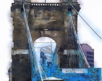 Cincinnati Roebling Suspension Bridge II: Photographic Art of the Bridge in Cincinnati, Ohio